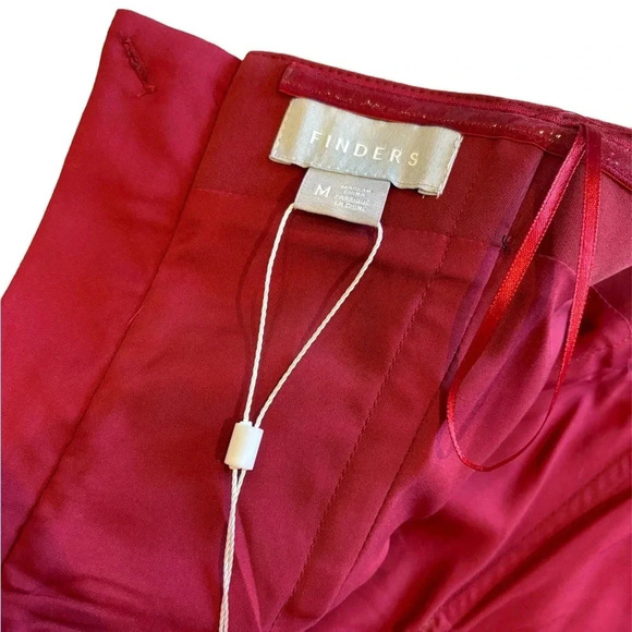 Finders Keepers Lucie Deep Berry Midi Dress NWT - Picture 6 of 11